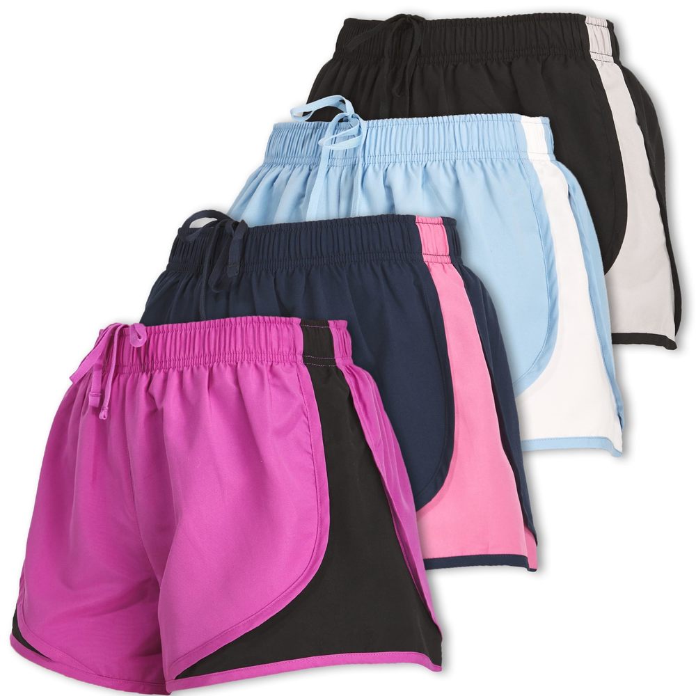 NEW Ultra Performance Women's Running Shorts 4-Pack Athletic Workout Gym Shorts